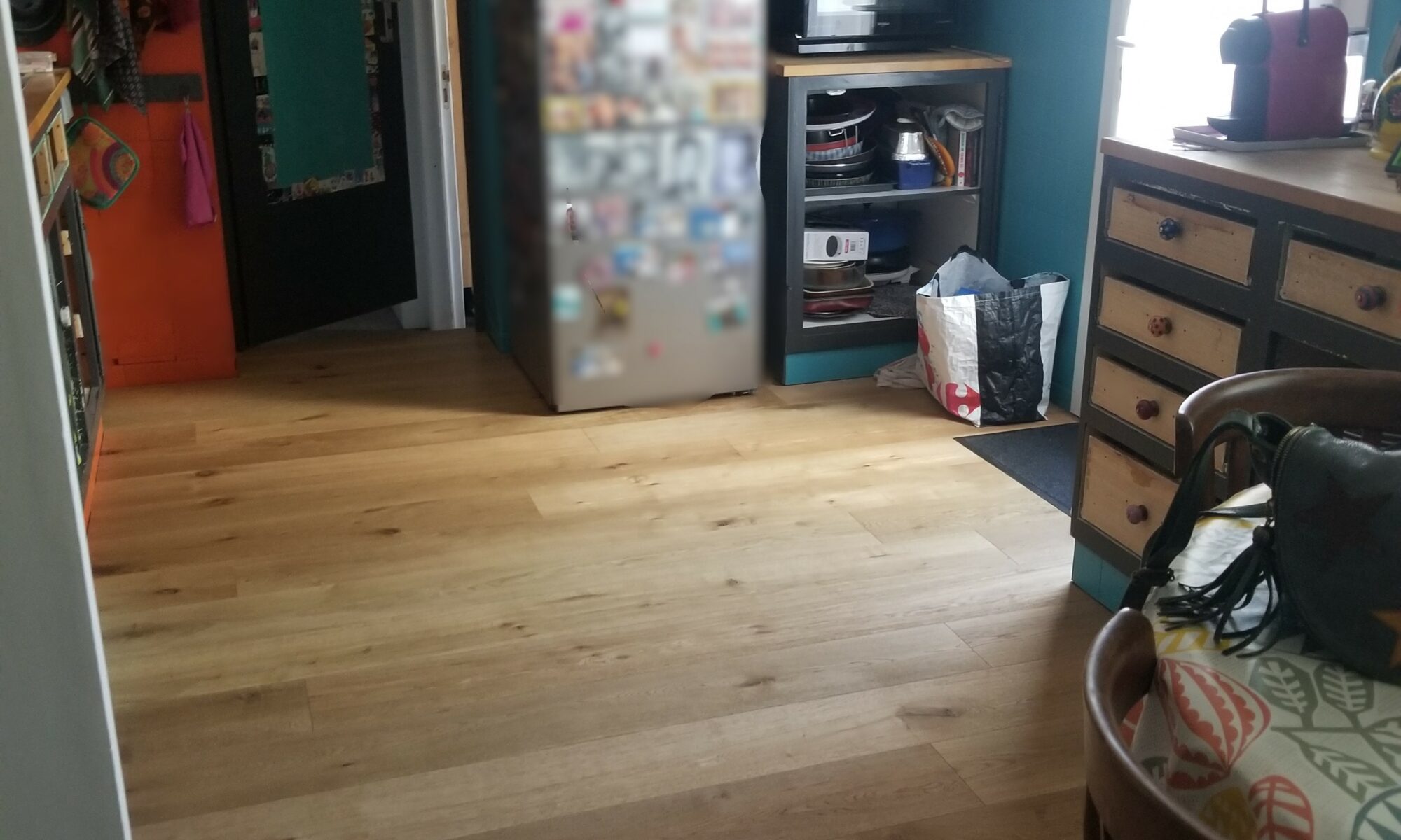 Parquet chêne, cuisine